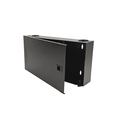 (Lvw-F4-01) Fiber, Enclosure, Lightverse, Wall Mount, Fixed Access, 4 Openings, Black | LVW-F4-01