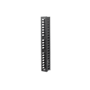 Organizador de Cable Vertical de 21 Unidades Rack Sencillo, Compatible con Racks Serie EIRL y EIQR | LPVM21U