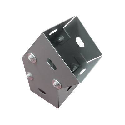 Derivación codo horizontal de 45 grados 100 X 100 mm, fabricado en lámina de acero al carbón | CH-DCH45100L