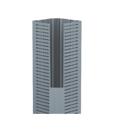 Canaleta para Cable en Esquina, 5.33" x 4.58", 6 Pies, Color Gris | CWD4LG6