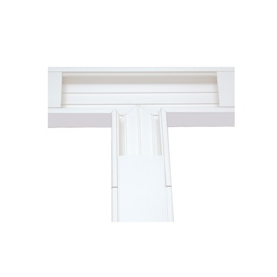 Sección en "T" color Blanco de PVC auto extinguible, para canaleta TEK-100 (5576-13100) | TEK-100-T