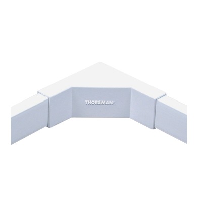 Esquinero interior color blanco de PVC auto extinguible,  para canaleta TMK1720 (5220-02001) | TMK-1720-EI