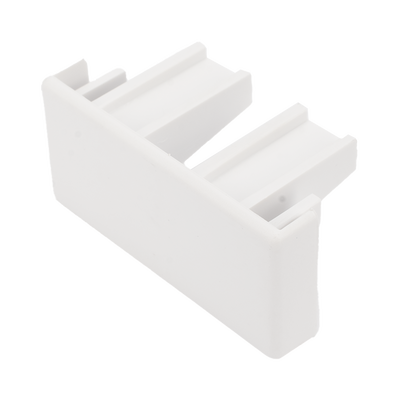 Tapa final color blanco de PVC auto extinguible,  para canaleta TMK1735, TMK1735SD (5390-02001) | TMK-1735-F