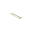 Base para canaleta T-70, de PVC rígido, con orificios perforados para montaje, 103.3 x 44.9 x 1800 mm, Color Blanco Mate | T70BIW6