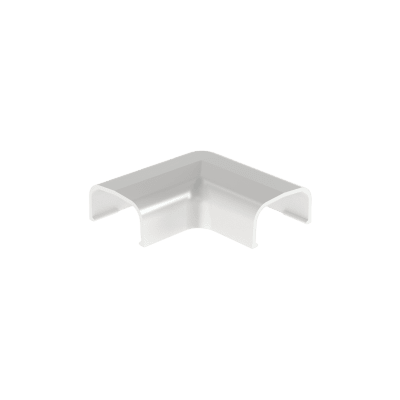 Conexión en ángulo recto "L", para uso con canaleta LD5, material ABS, Color Blanco | RAF5WH-E