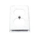 Tapa Metálica 4"X2"/ Para tomacorriente Duplex. | HUB-864