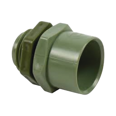 Conector de 1-1/2" para tuberia PVC conduit pesado (38 mm) | EC029