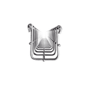 Charola Tipo Malla 66/50 mm, Acabado Electro Zinc, Hasta 53 Cables Cat6, Tramo de 3 Metros | MG-50-430EZ