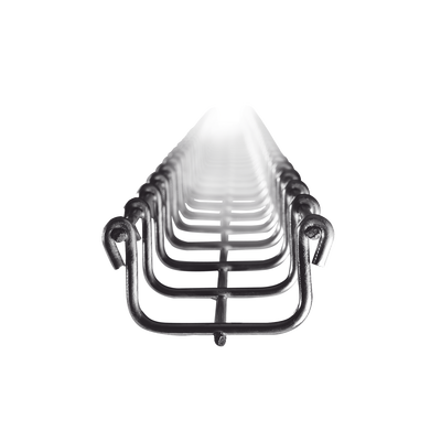 Charola Tipo Malla 33/50 mm, Acabado Electro Zinc, Hasta 26 Cables Cat6, Tramo de 3 Metros | MG-50-420EZ