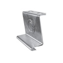 Placa salida a tubo automática con chequeador 1/2 y 3/4 de 66 mm, con acabado Electro Zinc | CH-PST-AUT-66EZ