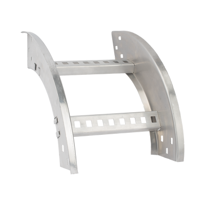 Curva Vertical Exterior de Aluminio de 90° Perfil Z / Peralte 3 1/4" / Ancho 12" / Radio 8" / Incluye Tornillería (CHVE90EZ314R8X12AK) | CHVE908R8X12AK