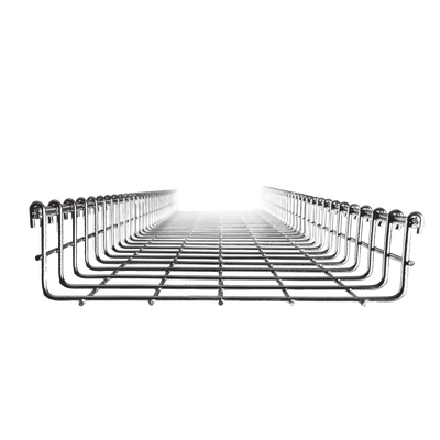 Charola Tipo Malla 66/250 mm, Acabado Electro Zinc, Hasta 263 Cables Cat6, Tramo de 3 Metros | MG-50-434EZ