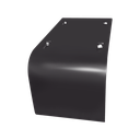 Bajada para cable de 100 mm de ancho, con baño de pintura epóxica en color NEGRO | CH-BAL100EP