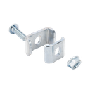 Kit 1 para unir tramos de charolas, con acabado Electro Zinc | MG-51-KIT1EZ