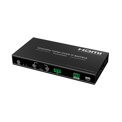 Extensor HDMI sobre IP | Transmisor | 4K@60Hz | 120 m | HDMI 2.0 | HDCP 2.2 | PoE | RS-232 | IR Bidireccional | Multicast | TTMOIPTX