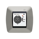 BASE DE ENTRADA MICROFÓNICA XLR PREAMPLIFICADA. BLANCO | 1105.10