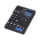 Mezcladora de Audio | 6 Canales | 2 entradas de micro/6 de línea (2 mono + 2 estéreo) | Alimentación Phantom | MG06