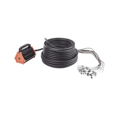 Stagebox, 12+4 canales, 4 extremos son SCMM3, los otros 12 extremos son SCMF3. | CSBT1204L30M