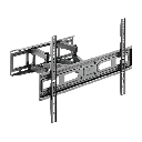 Montaje de Pared Universal Articulado para Monitores de 37 a 80" | Carga Máxima 40 Kg | Vesa  100 x 100 a 600 x 400| Fabricado en Acero | LPA78-466