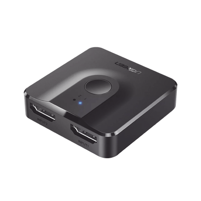 Switch/Divisor HDMI 4K 60Hz (Splitter) | Bidireccional (2 Entradas 1 Salida/1 Entrada 2 Salidas | Switch Conmutable | Led Indicador | 3D | HDR | Dolby Atmos | Potente Chip IC | Diseño Compacto | No Requiere Energía | 50966