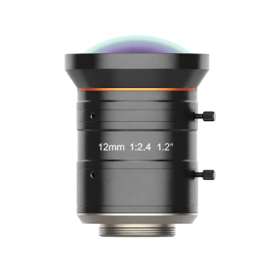 Lente FA para Machine Vision / 25 Megapíxeles / Distancia Focal 12 mm / Apertura F2.4-F16 / Círculo de Imagen 1.2" (19.3 mm) / Montura C / Compatible Visible e Infrarrojo Cercano | MVL-KF1224M-25MP