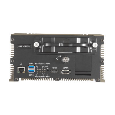 NVR Movil de 5 Canales de 2 Megapixel  / 2 Bahías de Dsco Duro de 2 TB / Soporta GPS | DS-MI9605-GA/4M/GLF/1T