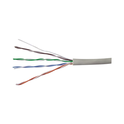 Bobina de Cable UTP 305 Metros (1000 Pies) de Cobre, PanNet, Gris, Categoría 5e (24 AWG), PVC (CM), de 4 Pares | PUC5C04IG-CE