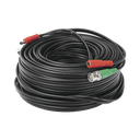 Cable Coaxial (BNC RG59) + Alimentación / SIAMES / 30 Metros (98.43 Pies) / 100% COBRE / Para Cámaras 4K / Uso Interior y Exterior | DIY-30M-HD