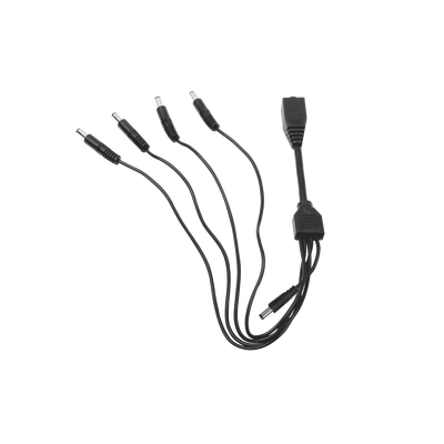 Cable con 5 Vías para Alimentar 4 Cámaras TurboHD y DVR TurboHD Epcom / Hikvision | DS-5WAYC