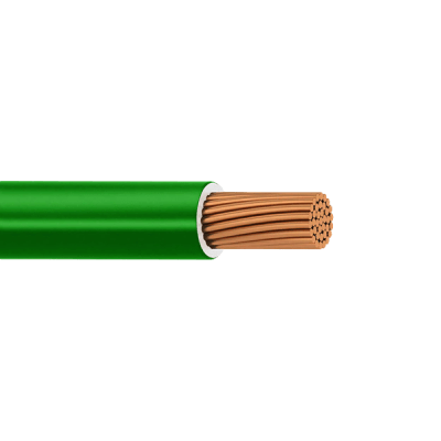 (SLY311) Cable Eléctrico de Cobre Recubierto THW-LS Calibre 12 AWG 19 Hilos Color Verde (100 Metros (328.08 Pies)) | SLY-308-GRN/100