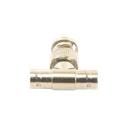 Adaptador en T para 75 Ohm de Conector BNC Macho a Doble BNC Hembra, Níquel/ Oro/ Teflón. | TT-RG-12