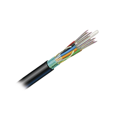 Cable de Fibra Óptica de 12 Hilos, OSP (Planta Externa), No Armada, Gel, MDPE (Polietileno de Media Densidad), Monomodo OS2, 1 Metro (3.28 Pies) | 9PE8C012G-E201A