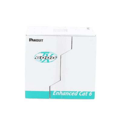 Bobina de Cable UTP 305 Metros (1000 Pies) de Cobre, TX6000? PanNet, Reelex, Naranja, Categoría 6 Mejorado (23 AWG), PVC (CM), de 4 Pares | PUC6004OR-ME