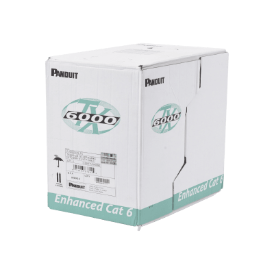 Bobina de Cable UTP 305 Metros (1000 Pies) de Cobre, TX6000? PanNet, Reelex, Gris Internacional, Categoría 6 Mejorado (23 AWG), PVC (CM), de 4 Pares | PUC6004IG-ME