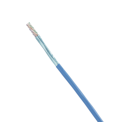Bobina de Cable Blindado F/UTP de 4 Pares, Cat6A, Soporte de Aplicaciones 10GBase-T, CMR (Riser), Color Azul, 305 Metros (1000 Pies) | PFR6X04BU-CG