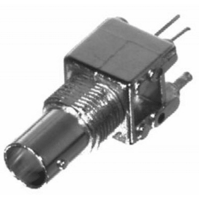 Conector BNC Hembra a 75 Ohm, Montaje Vertical en PCB. | RFB-1711-1