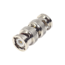 Adaptador tipo Barril para 75 Ohm, de Conector BNC Macho a BNC Macho, Niquel/ Oro/ Teflón. | RFB-1733