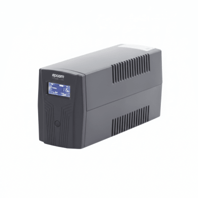 UPS de 850VA/510W / Topología Línea Interactiva / Entrada y Salida 120 Vca / Clavija NEMA 5-15P / 6 Tomas NEMA 5-15R / Sin RJ11 ni RJ45 | EPU850LCD