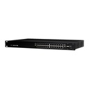 Switch EdgeMAX administrable de 24 puertos Gigabit con PoE+/PoE Pasivo 24V + 2 Puertos SFP, 250 W | ES-24-250W