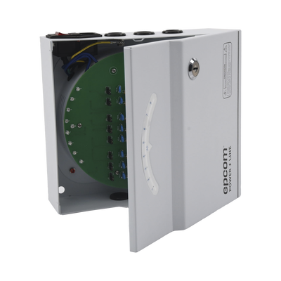 Fuente de Poder Profesional de 24 Vca @ 8 Amper / Soporta 8 Cámaras / Voltaje de Entrada 110 Vca | PLK-24-AC-8A