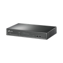Switch PoE No Administrable de Escritorio / 8 puertos 10/100 Mbps / 4 puertos PoE af / Presupuesto 41 W / Modo extensor PoE hasta 250 metros / Calidad video prioritaria | TLSF1008LP