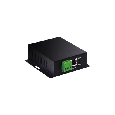 Convertidor PoE Industrial / Entrada PoE 802.3 af/at / Salida PoE pasivo 24V / Conexión plug and play / Alcance de hasta 100 metros / Ideales para Enlaces Inalámbricos | WI-POE61-24V