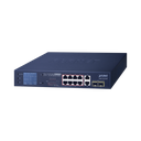 Switch No Administrable 8 Puertos Gigabit con Modo Extender a 250 m,  2 Puertos Uplink 10/100/1000 Mbps, 2 Puertos SFP | GSD-1222VHP
