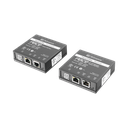 Kit extensor IP y PoE por cable UTP CAT5E hasta 500 mts @ 100 mbps | PACE-1PR-MT