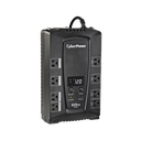 UPS de 825 VA/450 W, Topología Línea Interactiva, Entrada 120 Vca NEMA 5-15P, Tipo Gabinete Compacto, Con 8 Tomas NEMA 5-15R | CP825AVRLCDA