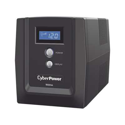UPS de 1500 VA/900 W, Topología Línea Interactiva, Entrada 120 Vca NEMA 5-15P, y 8 Salidas NEMA 5-15R, Con Regulador de Voltaje (AVR) | OM1500ATLCDA