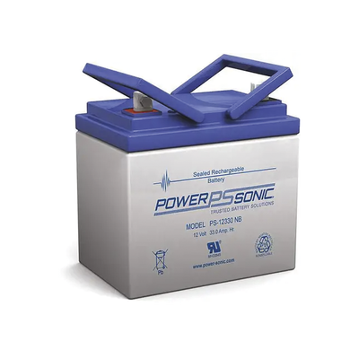 Batería 12V, 33AH, Para Respaldo, Tecnologías AGM/VRLA, 5 Años Vida Útil, Terminales NB3, Reconocida UL | PS-12330-NB3