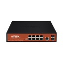Switch Administrable de 8 puertos Gigabit Ethernet con PoE 802.3 af/at y 24V Pasivo + 2 SFP Gigabit, 150 W | WI-PMS310GF-ALIEN