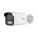 [Dual Light] Bala IP 8 Megapixel  (4K) / Lente 4 mm / 50 mts IR + 50 mts Luz Blanca / Micrófono Integrado / ACUSENSE Lite / Exterior IP67 / H.265 / PoE  / Micro SD | DS-2CD1T83G2-LIU(F)