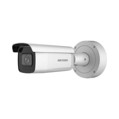 Bala IP 8 Megapixel (4K) / Lente Mot. 2.7 a 13.5 mm / 60 mts IR EXIR / Exterior IP66 / IK10 / DARKFIGHTER / Audio y Alarma I/O / PoE+ / ONVIF / Micro SD / 4 Analíticos: AcuSense, Deteccion Facial, Conteo de Personas por Cruce y Zona | DS-2CD3686G2-IZS(H)